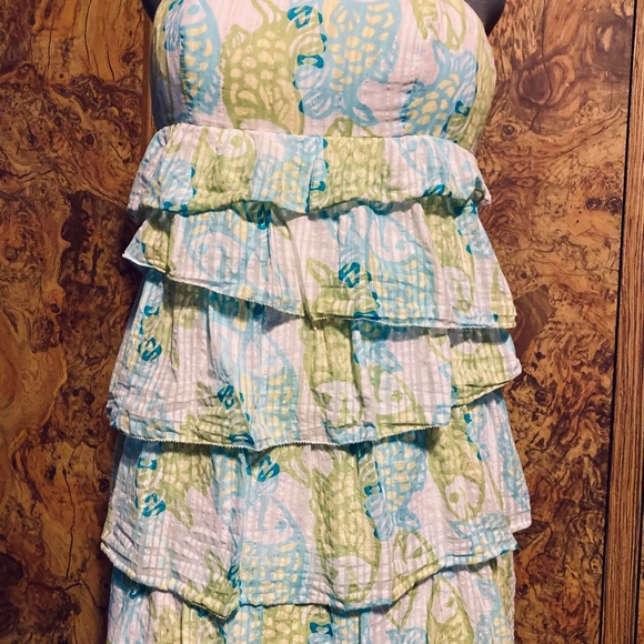 Lilly Pulitzer Women's Strapless Sundress Size 4 - Picture 2 of 4